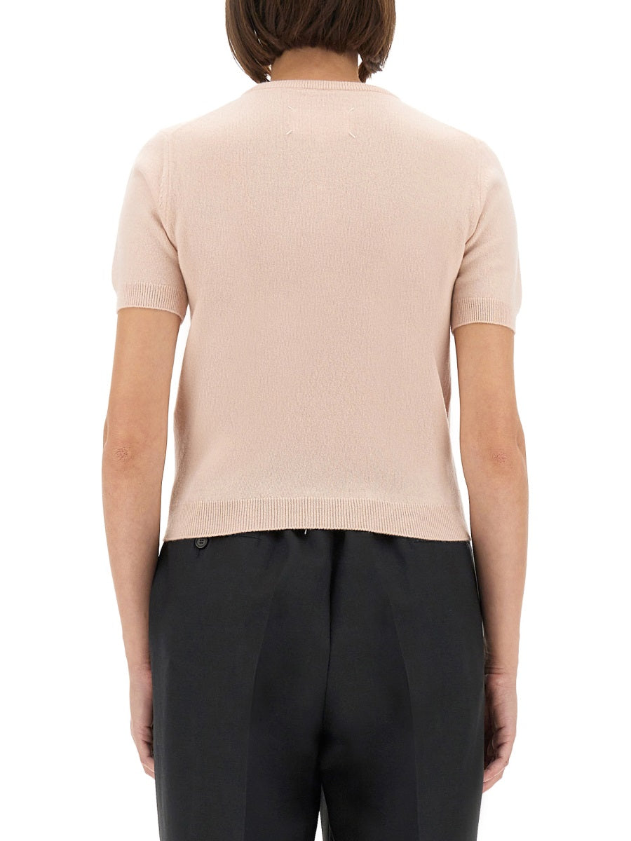 WOOL CREW NECK T-SHIRT