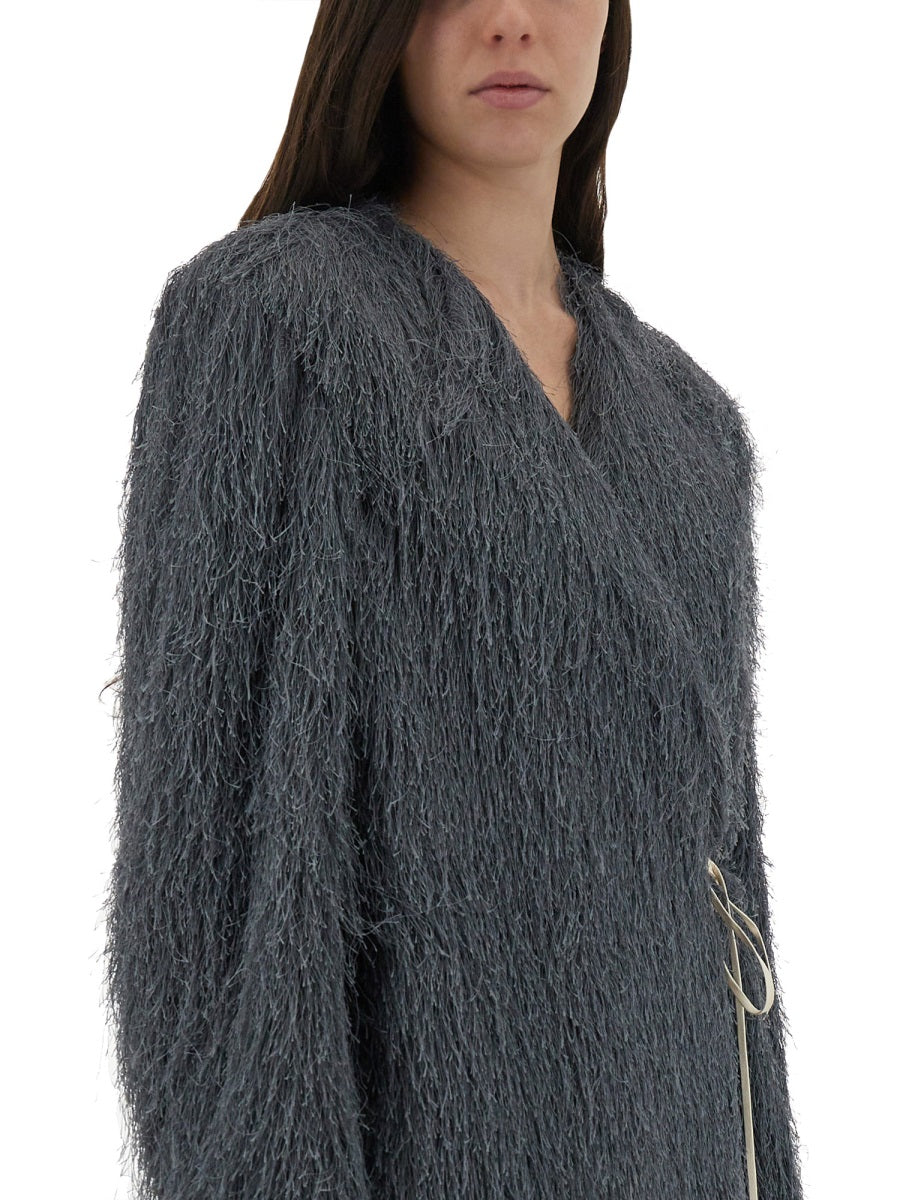COAT WITH BANGS