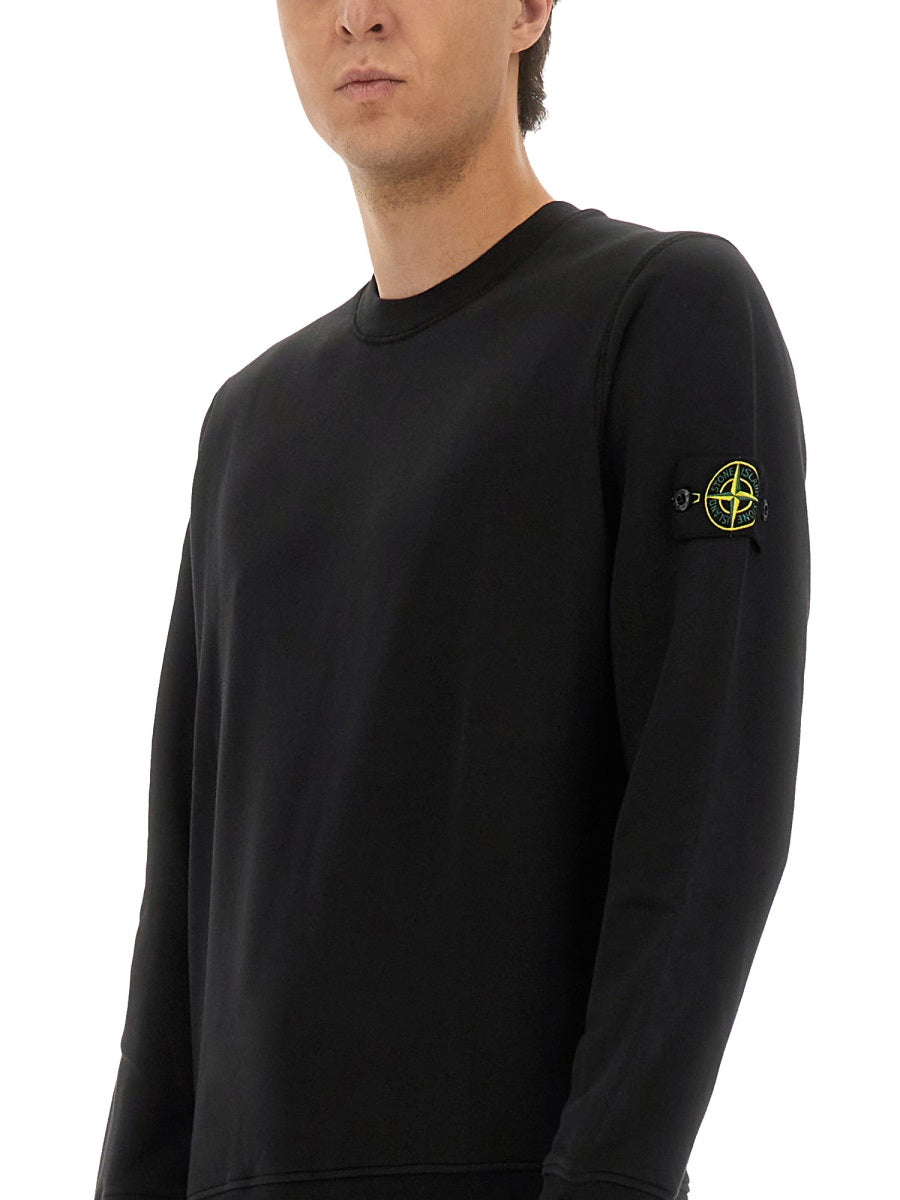 REGULAR FIT SWEATSHIRT IN ORGANIC COTTON