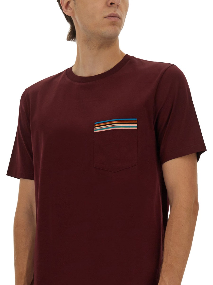 STRIPED POCKET T-SHIRT