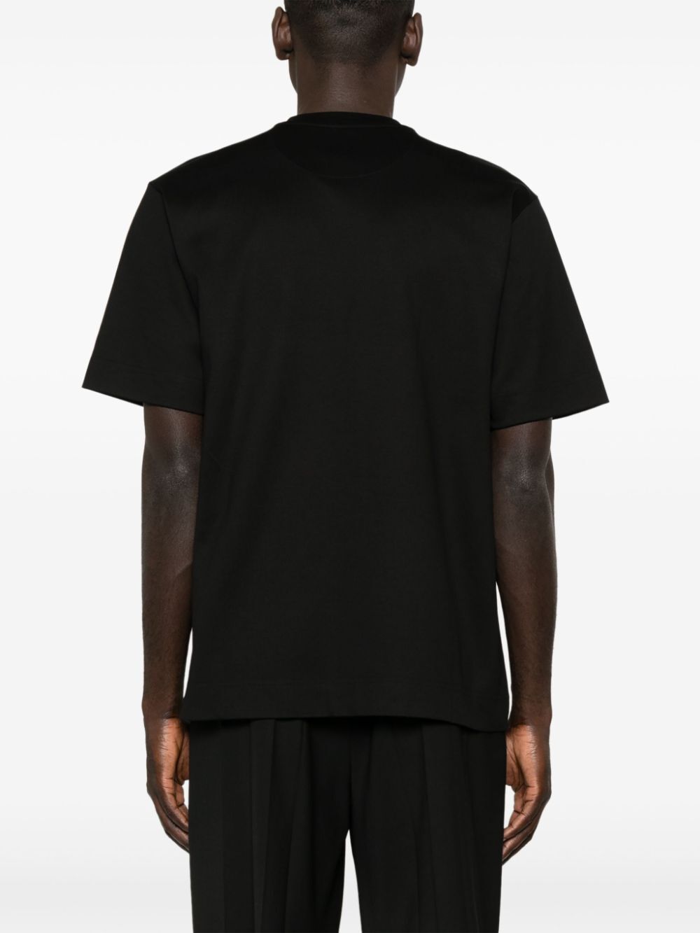 ZIP-DETAIL FENDI ROMA COTTON T-SHIRT