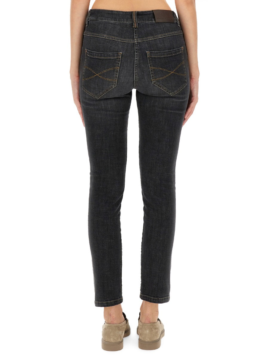 SLIM FIT DENIM PANTS