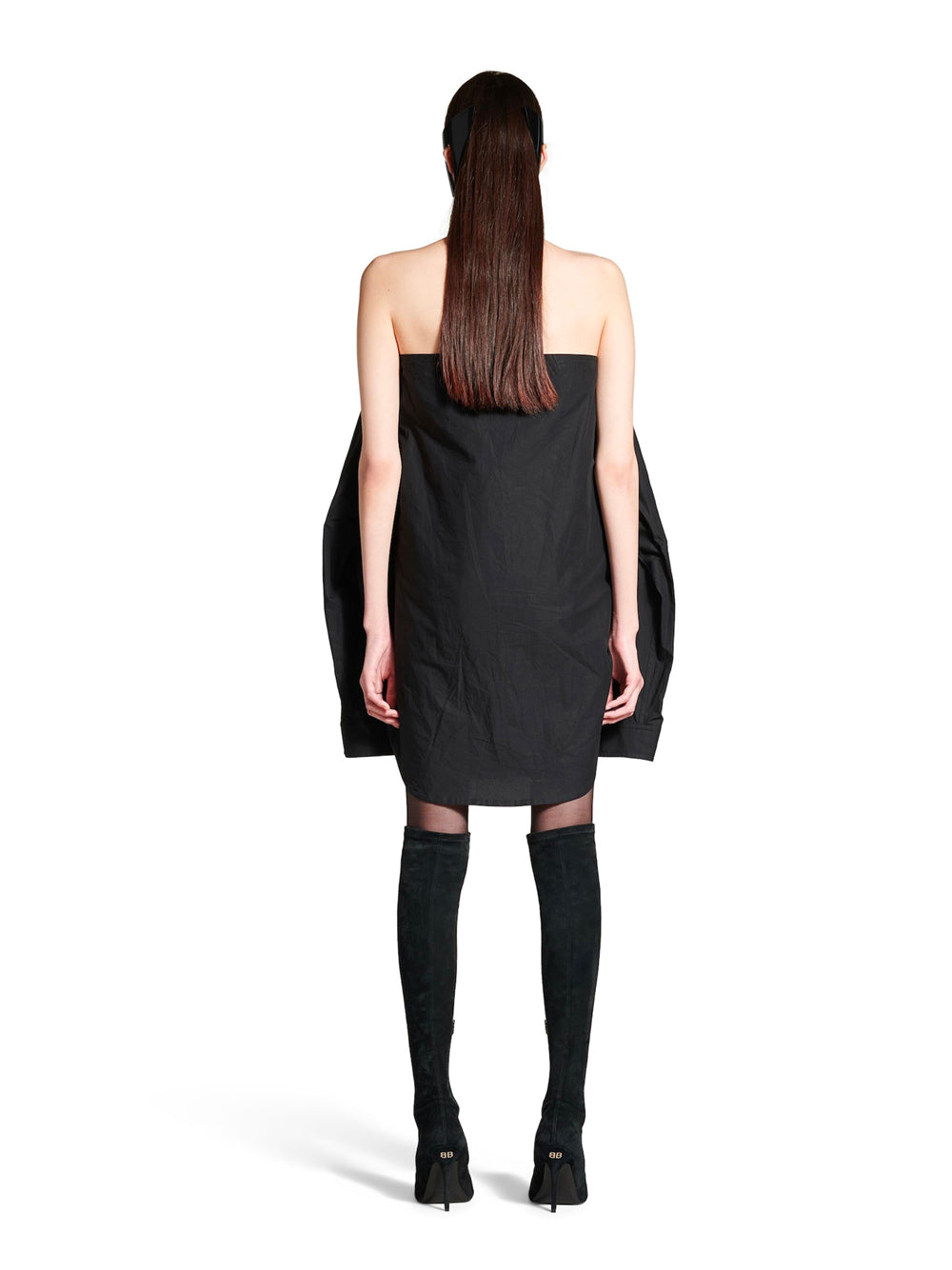 SUSPENDED SHIRT DRESS