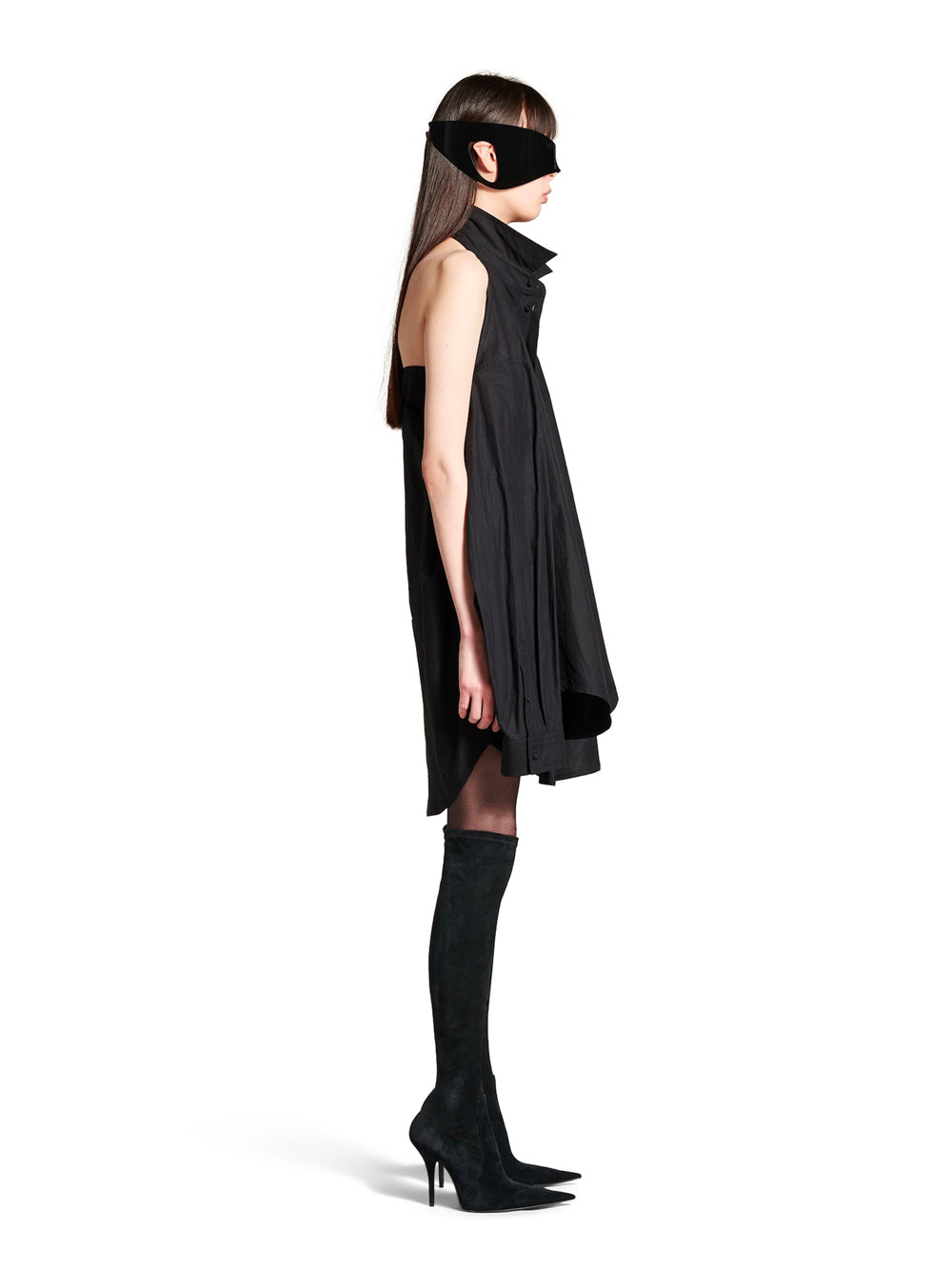 SUSPENDED SHIRT DRESS