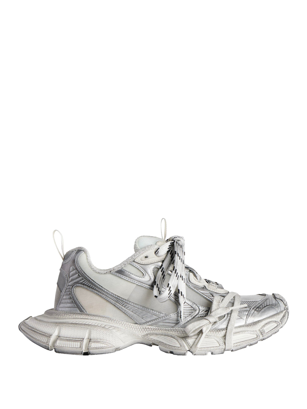 WORN-OUT EFFECT 3XL MESH SNEAKERS