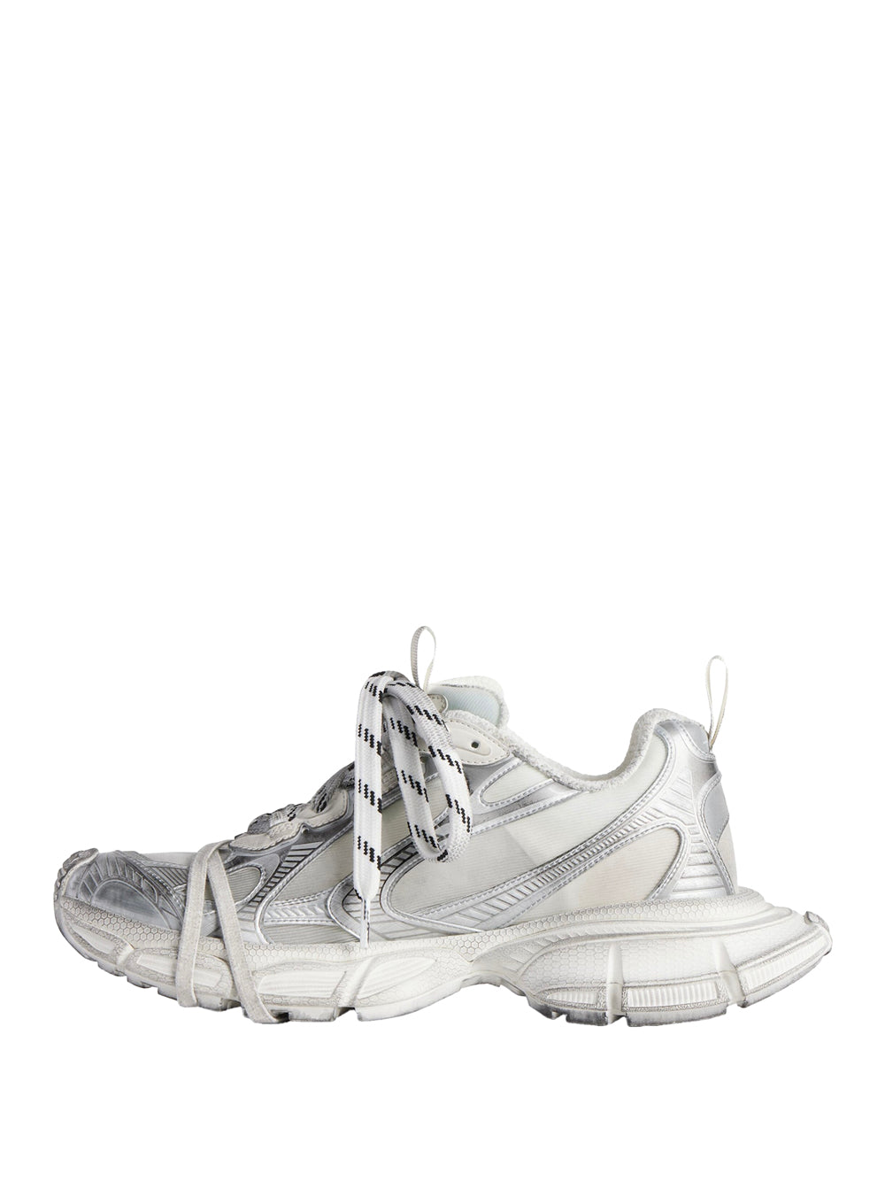 WORN-OUT EFFECT 3XL MESH SNEAKERS