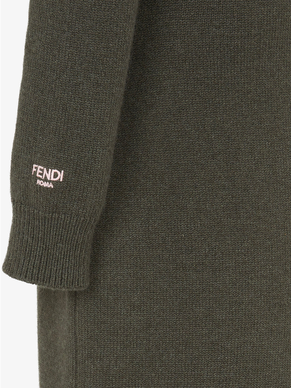 HIGH NECK CASHMERE MIDI DRESS