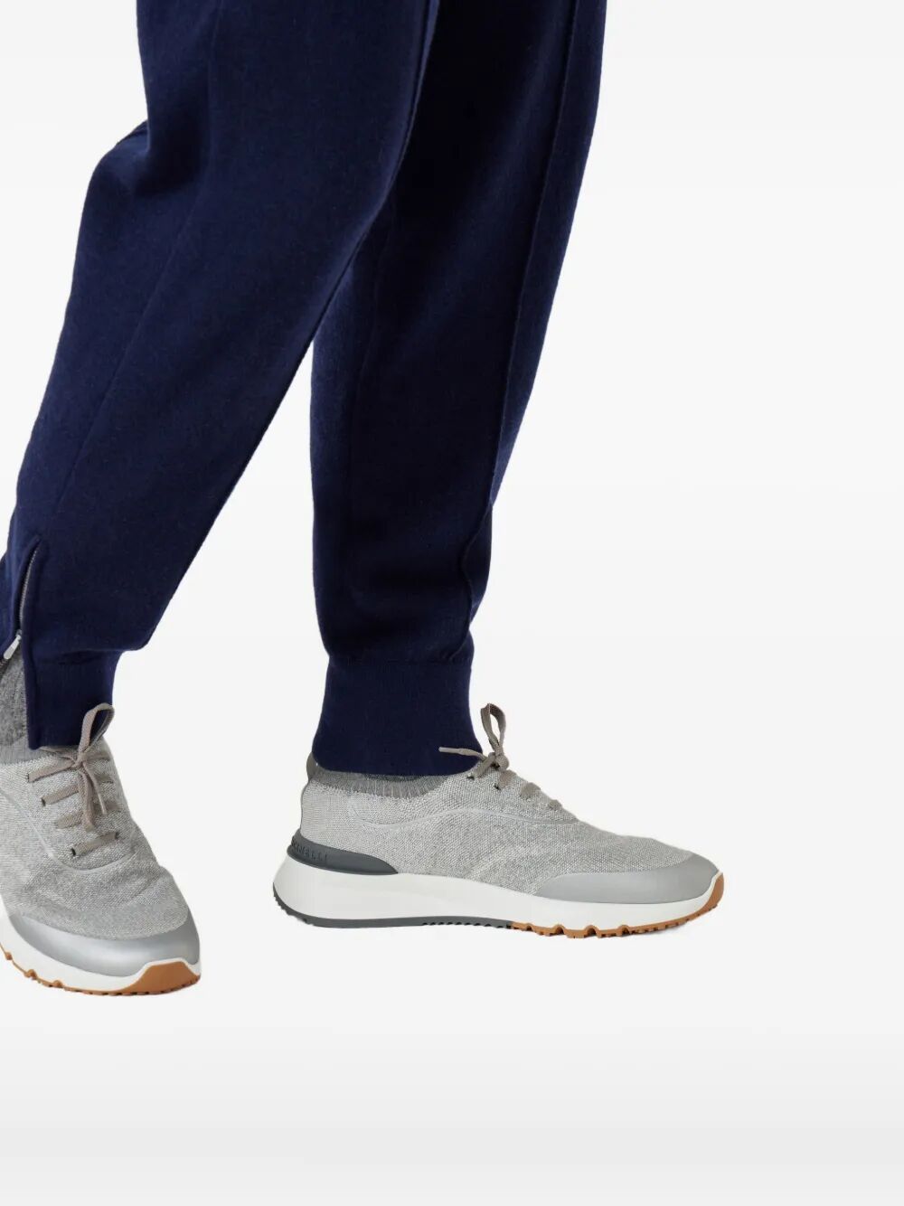 RUNNERS IN MAGLIA DI COTONE TECHNO CON TERMONASTRATURE