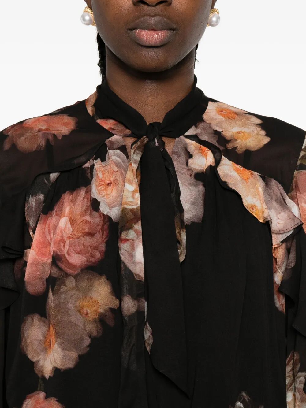 BLUSA CON VOLANT HYPNOTIC