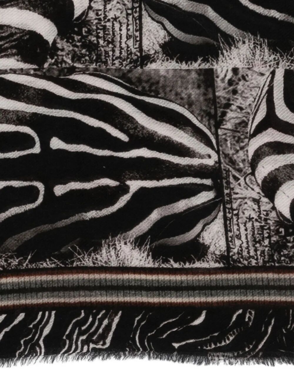 ZEBRA STOLE IN COLLABORATION WITH PETER BEARD STUDIO