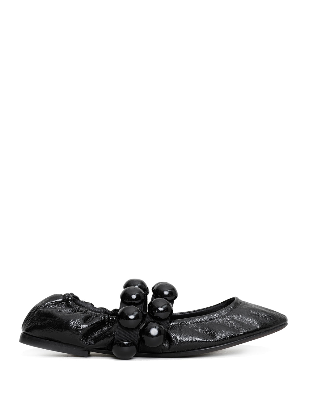 SPHERE BALLET FLATS IN PATENT LEATHER