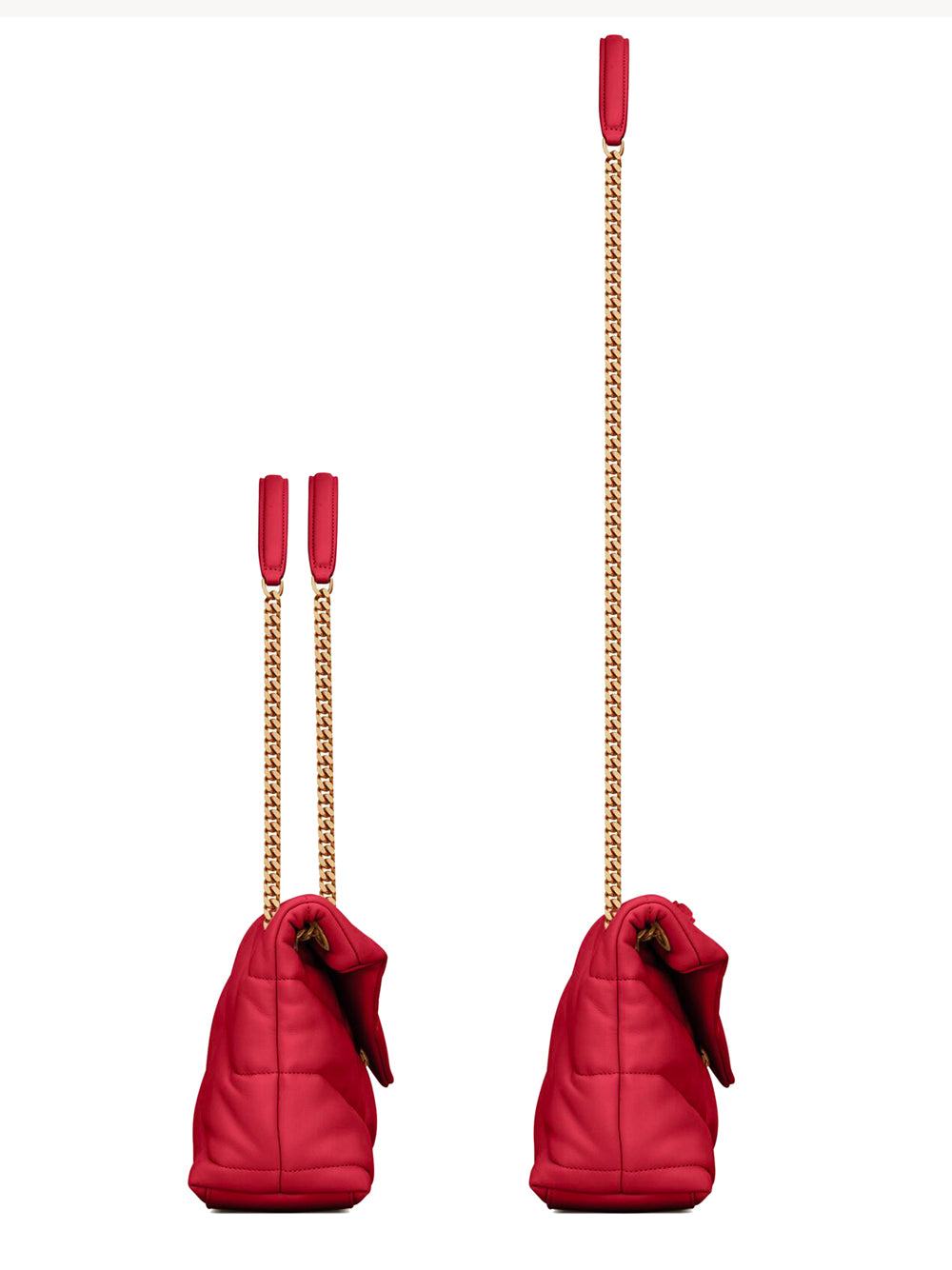 SMALL LOULOU PUFFER BAG IN NAPPA LEATHER