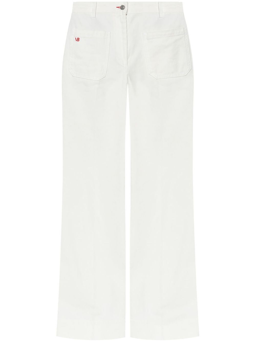 ALINA HIGH-WAISTED AND FLARED LEG JEANS