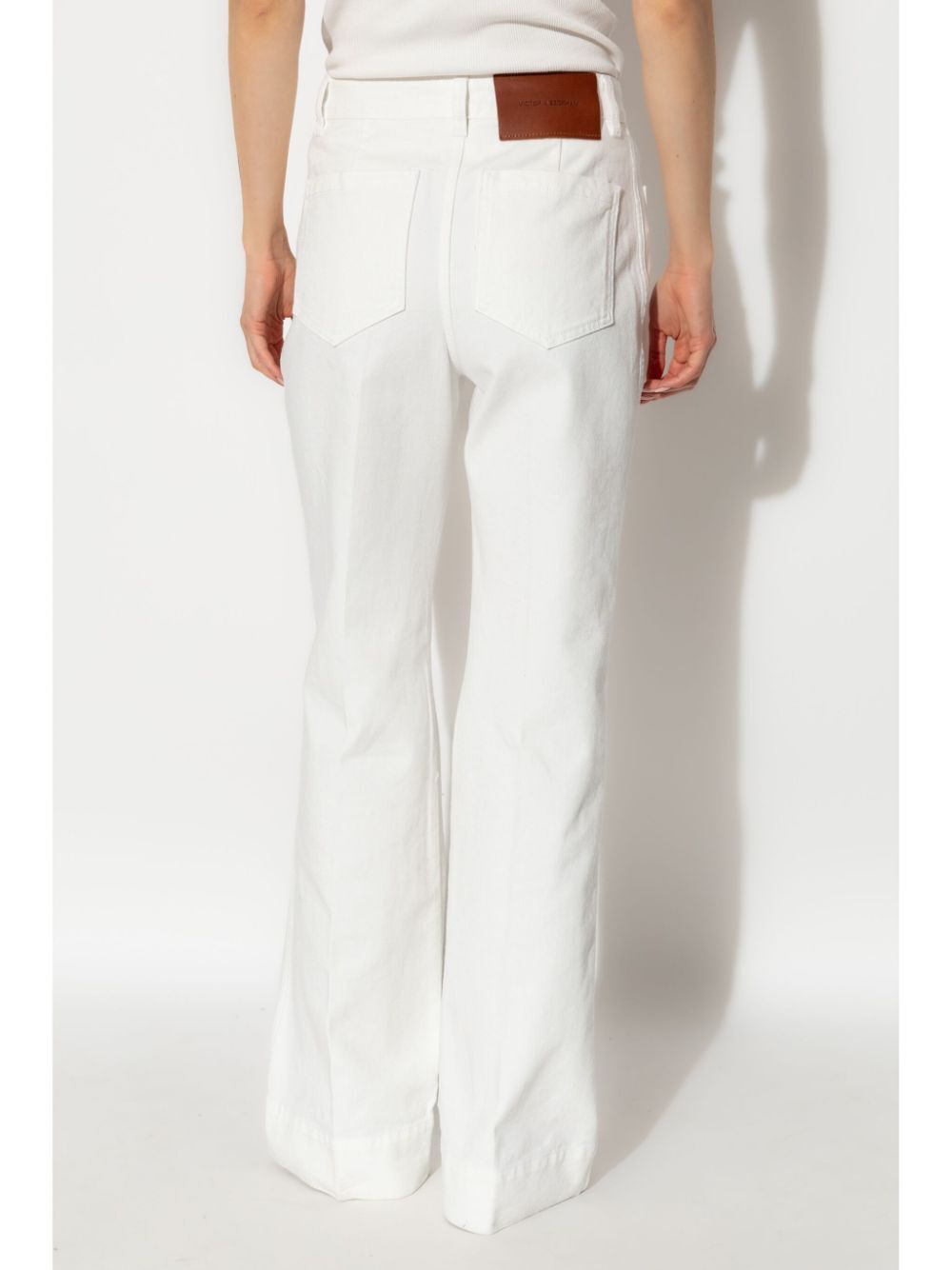 ALINA HIGH-WAISTED AND FLARED LEG JEANS