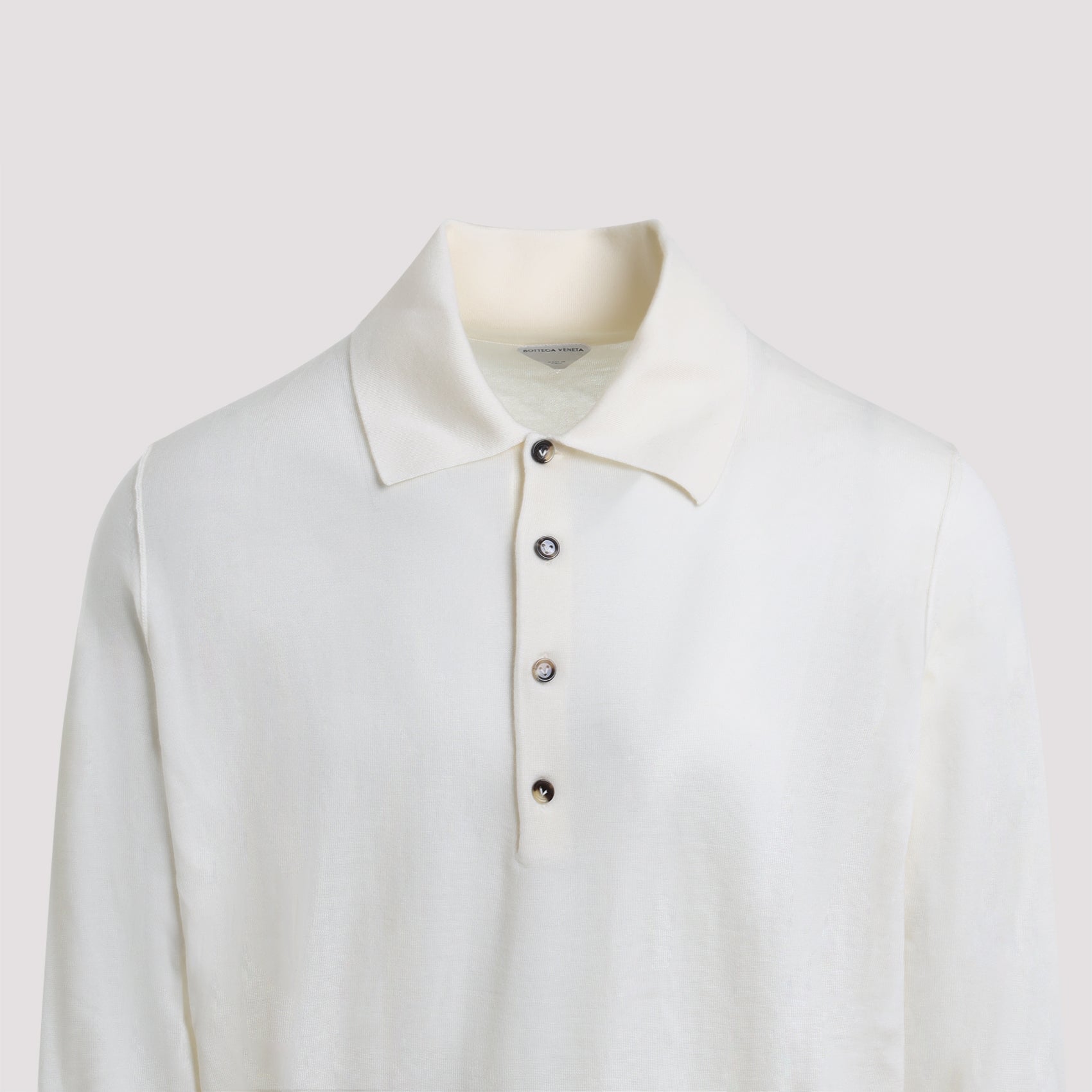 Long Sleeves Cashmere Polo