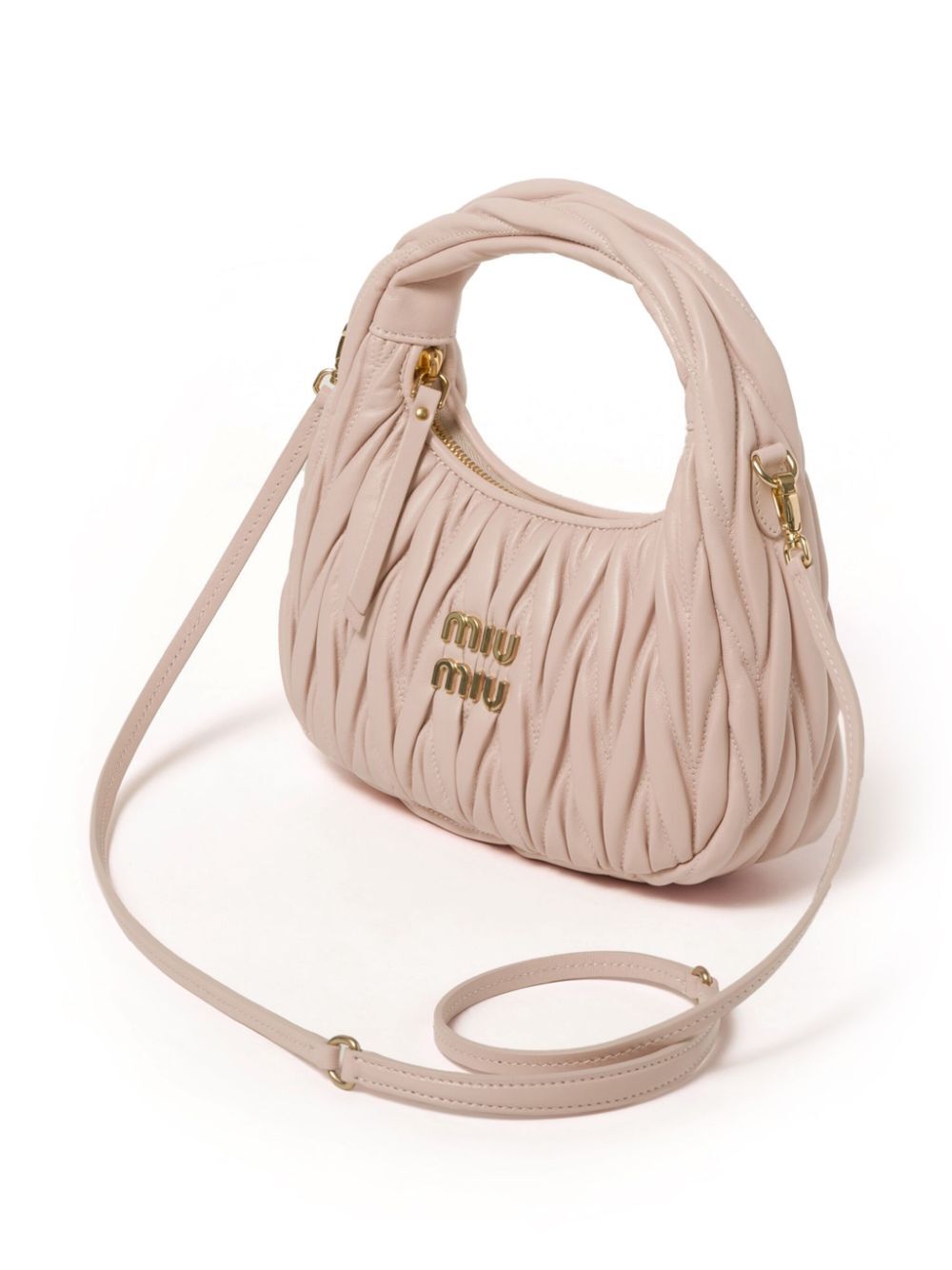 WANDER MATELASSÉ NAPPA LEATHER SMALL HOBO BAG