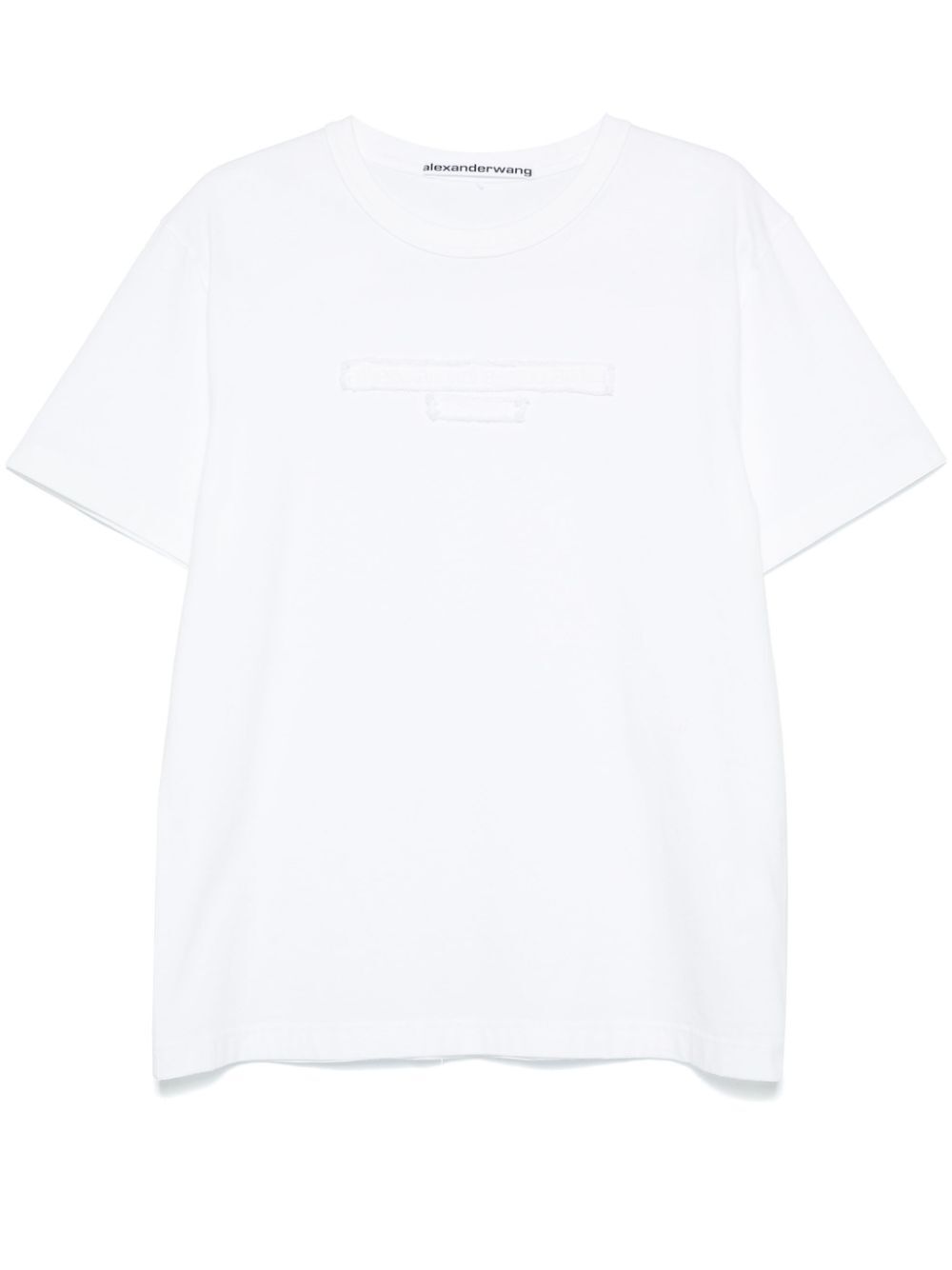 DISTRESSED LOGO COTTON JERSEY UNISEX T-SHIRT