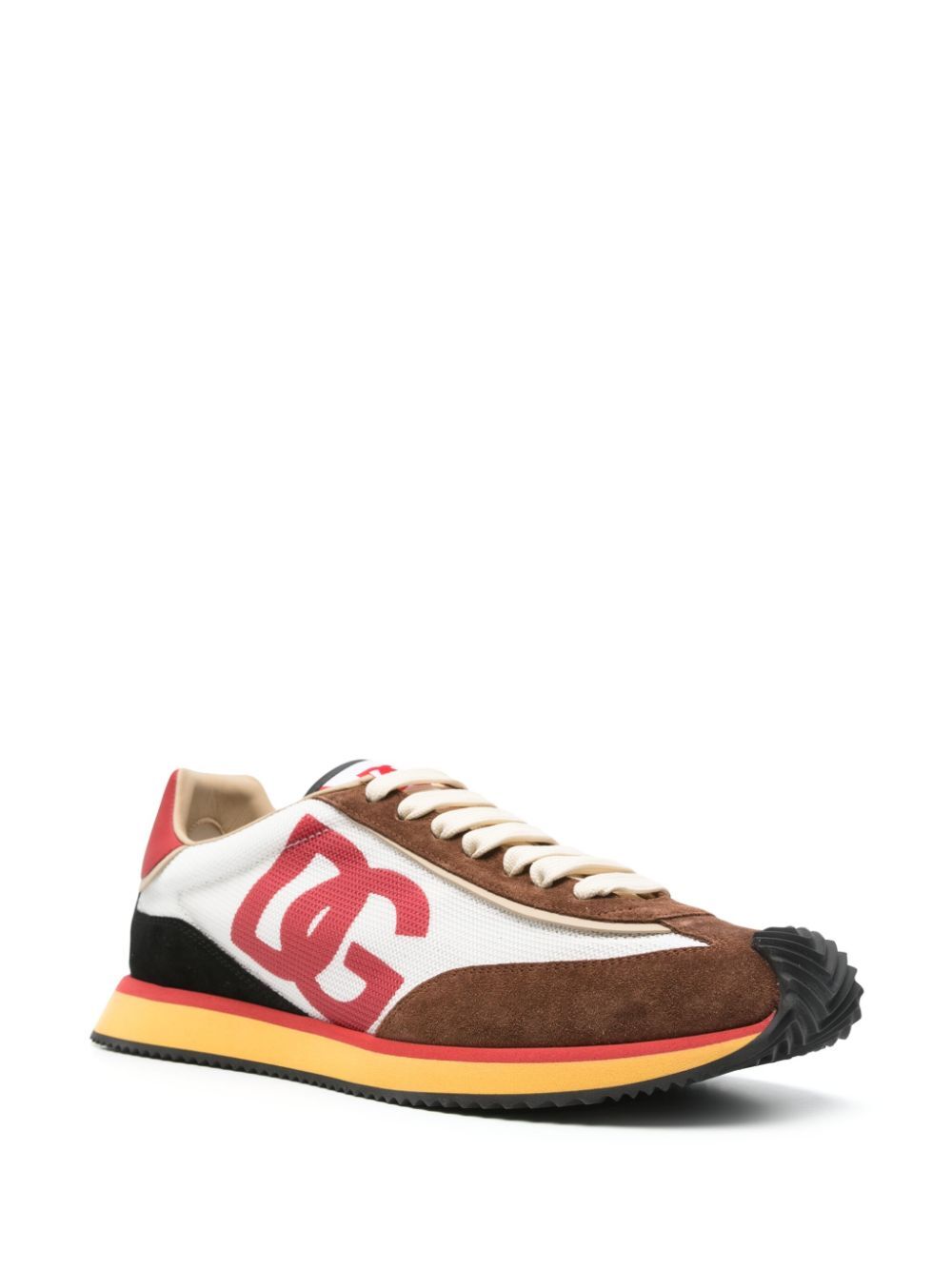 MESH AND SUEDE DG CUSHION SNEAKERS