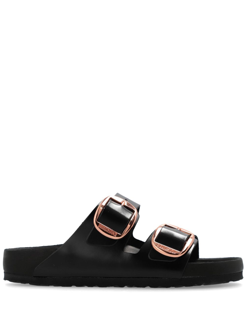 ARIZONA BIG BUCKLE LEATHER SANDALS