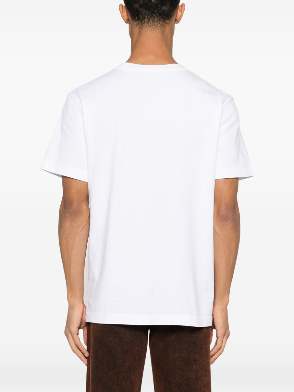 DISTRESSED LOGO COTTON JERSEY UNISEX T-SHIRT
