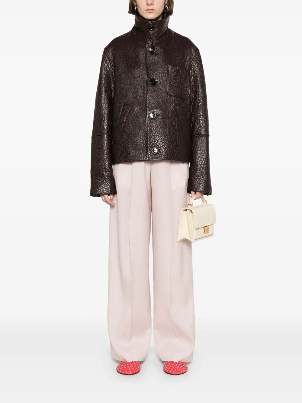 FLAVIA WOOL TAILORED TROUSERS