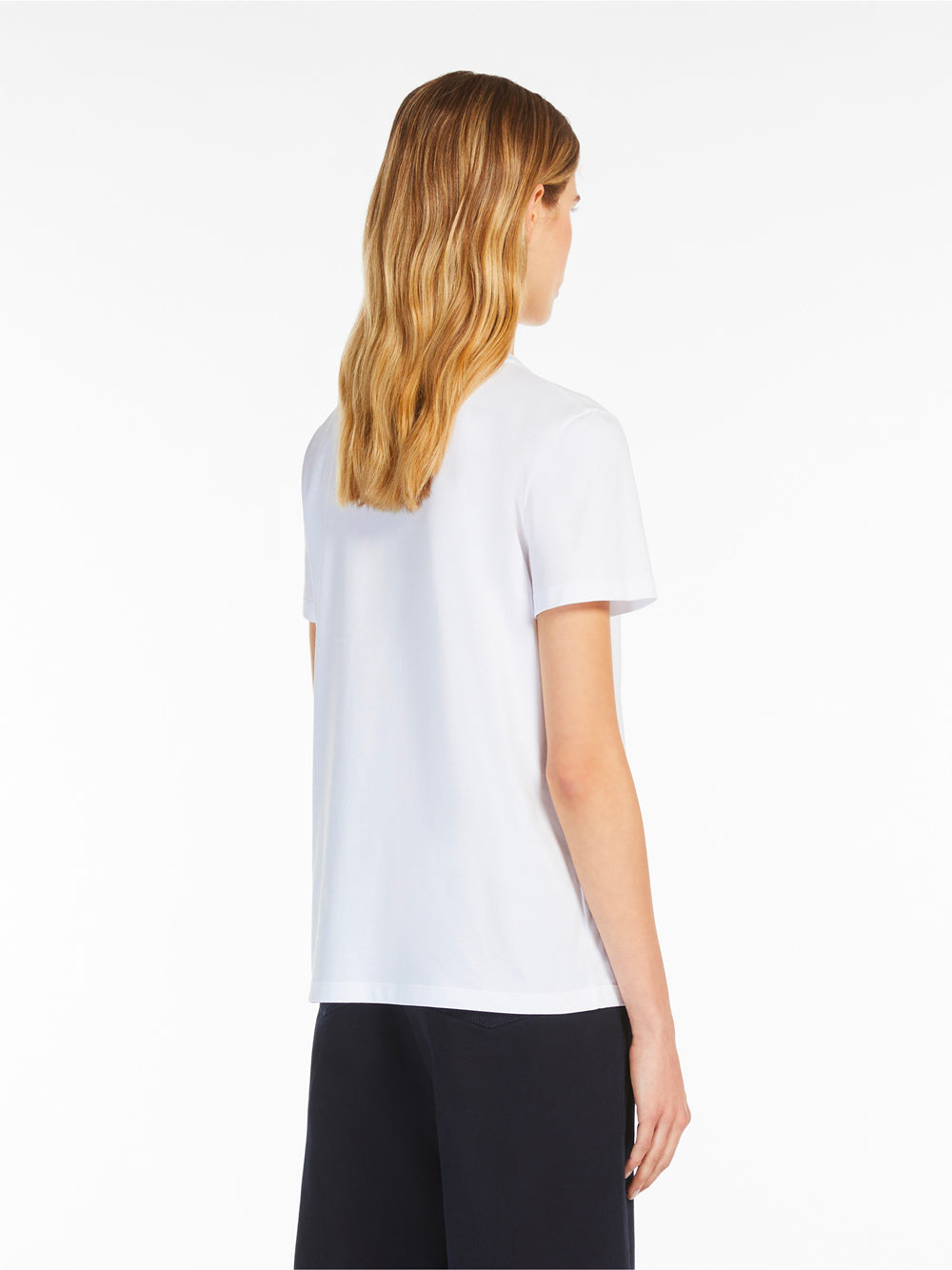 EMBROIDERED M MONOGRAM MOTIF JERSEY T-SHIRT