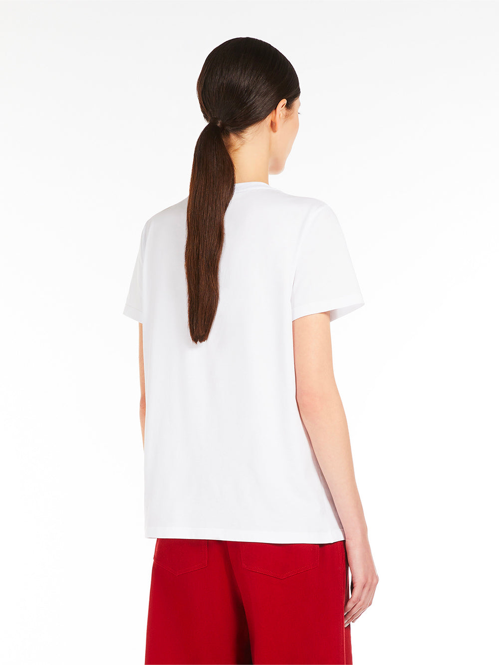 JERSEY T-SHIRT WITH EMBROIDERED POCKET
