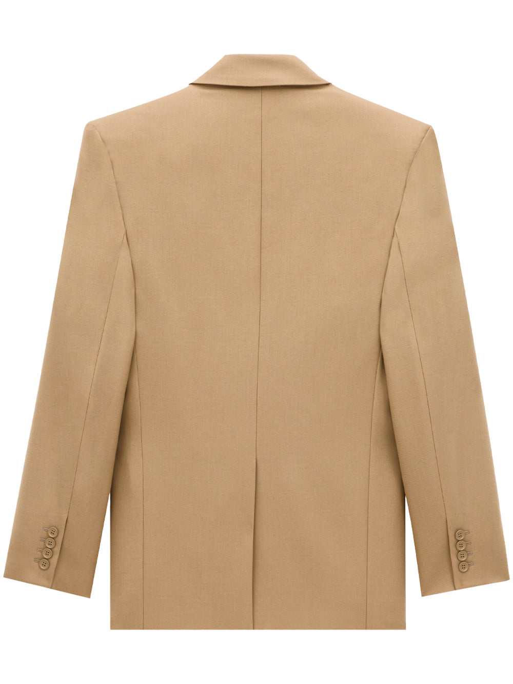 WOOL GABARDINE SINGLE-BREASTED JACKET