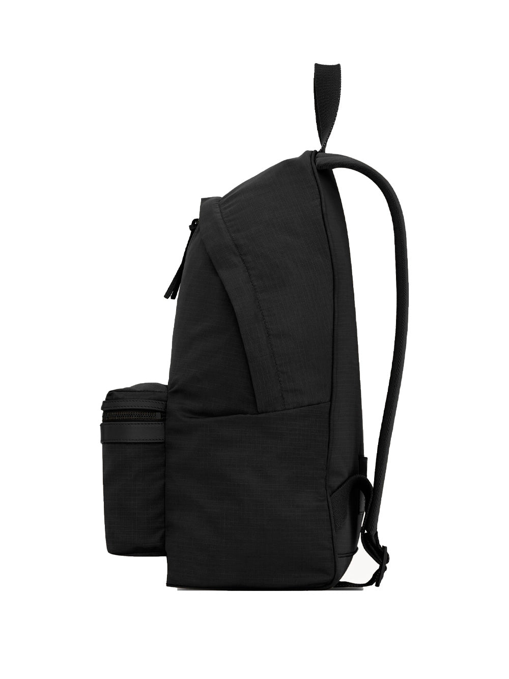 CITY BACKPACK IN NYLON RIPSTOP AND LEATHER