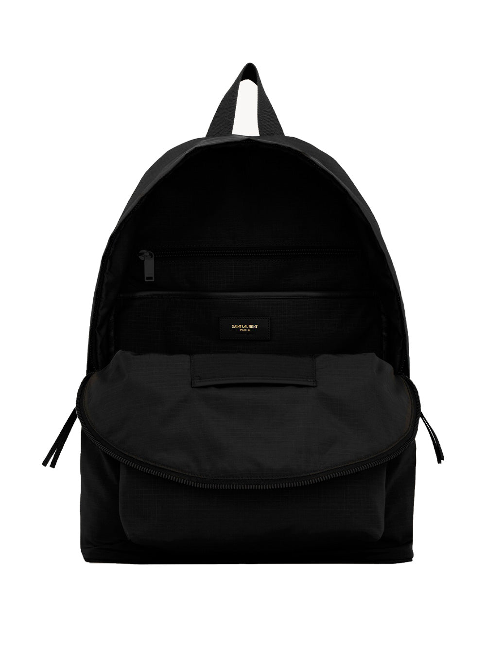 CITY BACKPACK IN NYLON RIPSTOP AND LEATHER
