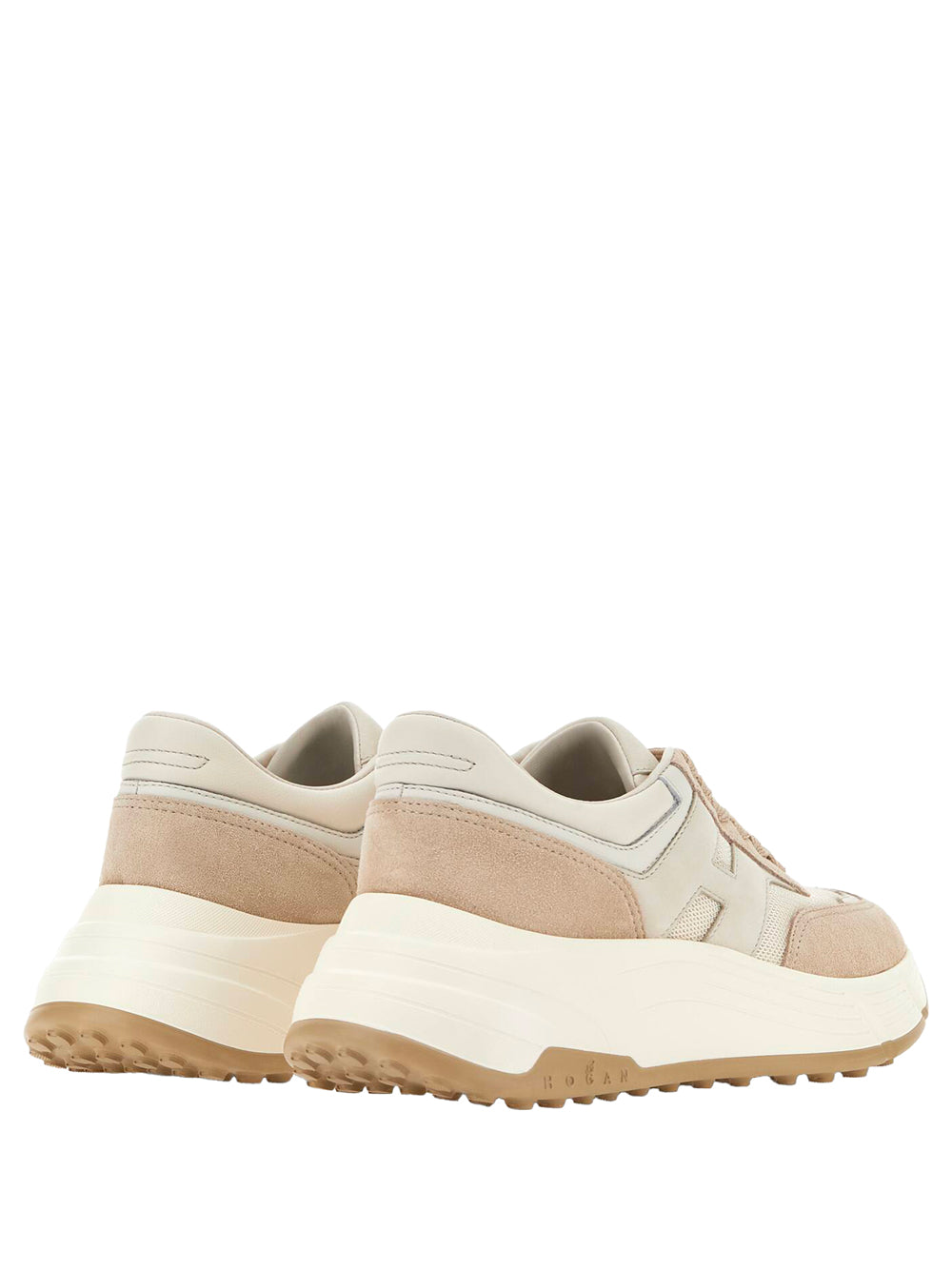 HI-FI SUEDE AND TECHNICAL FABRIC SNEAKERS
