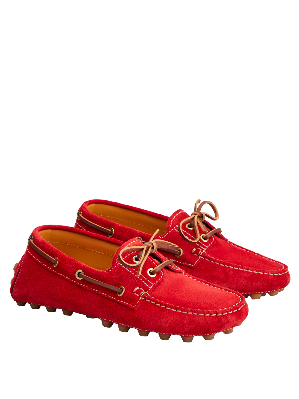 BOAT GOMMINO BUBBLE SUEDE LOAFERS