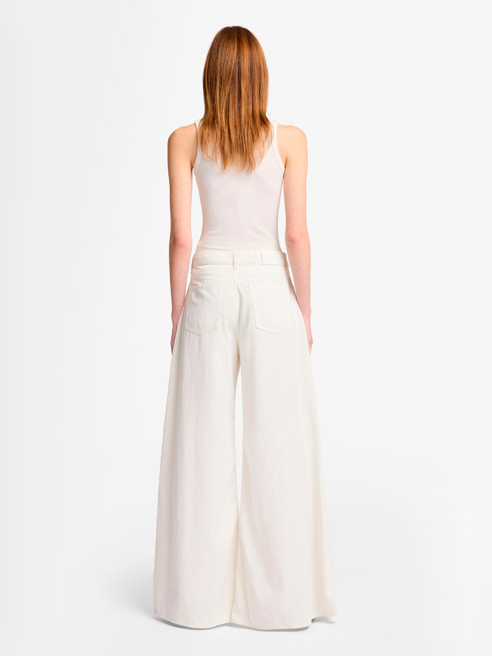 WILLOW WIDE LEG LINEN BLEND JEANS