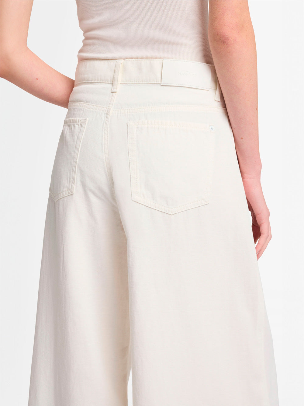 WILLOW WIDE LEG LINEN BLEND JEANS