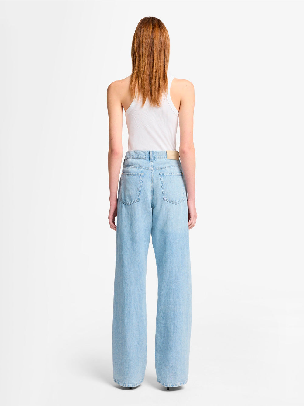 TESS HIGH WAISTED LINEN BLEND JEANS