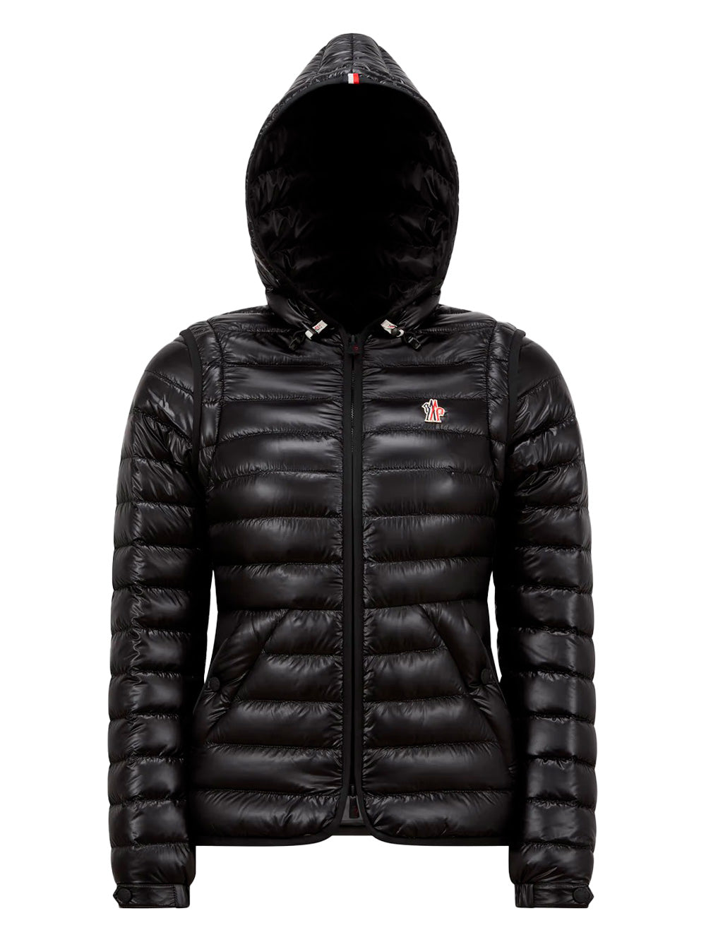 GRENOBLE KARURA 2-IN-1 HOODED SHORT DOWN JACKET