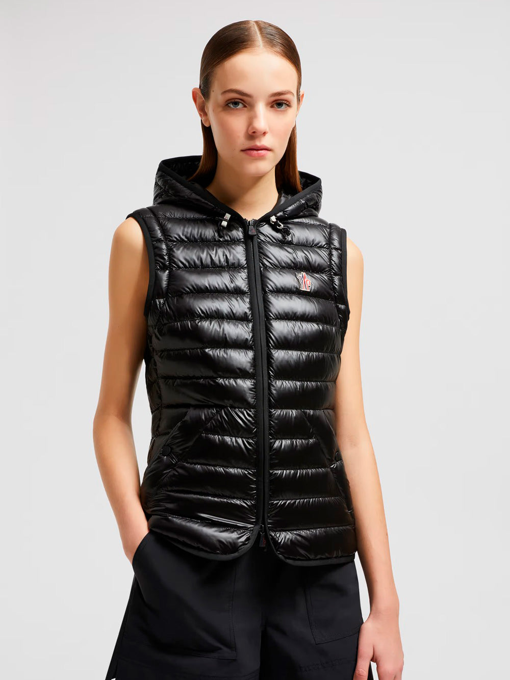 GRENOBLE KARURA 2-IN-1 HOODED SHORT DOWN JACKET