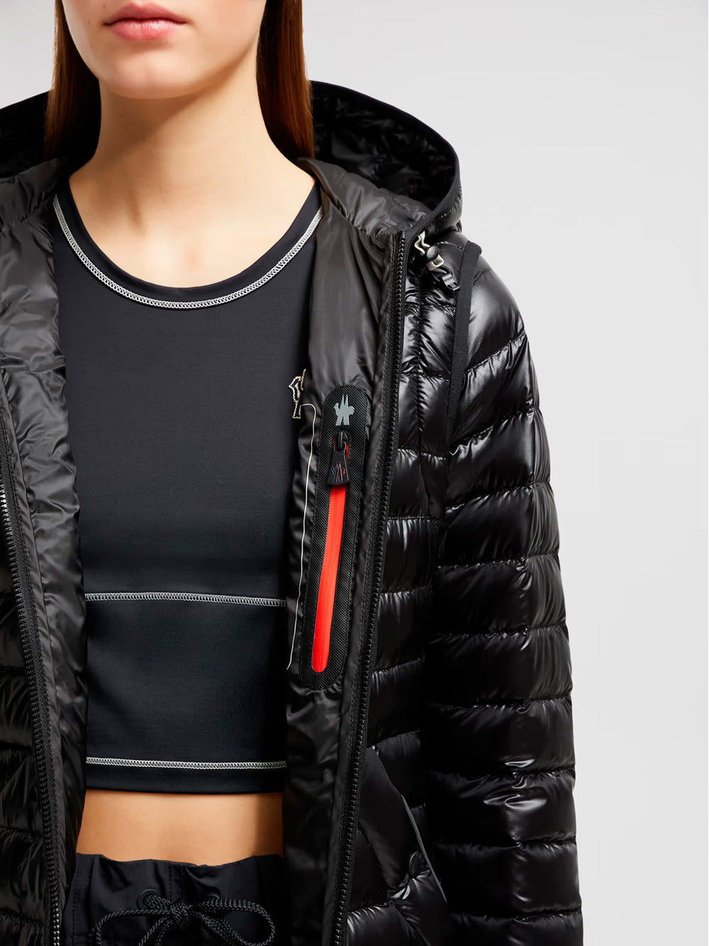 GRENOBLE KARURA 2-IN-1 HOODED SHORT DOWN JACKET