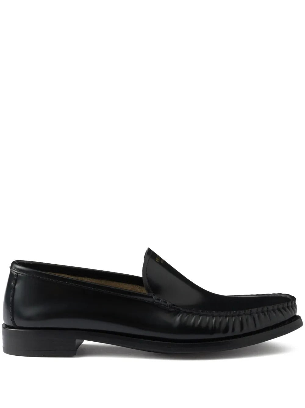 BRUSHED FUMÉ LEATHER LOAFERS