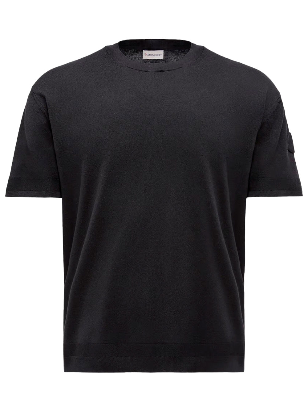 SILK & COTTON KNIT T-SHIRT