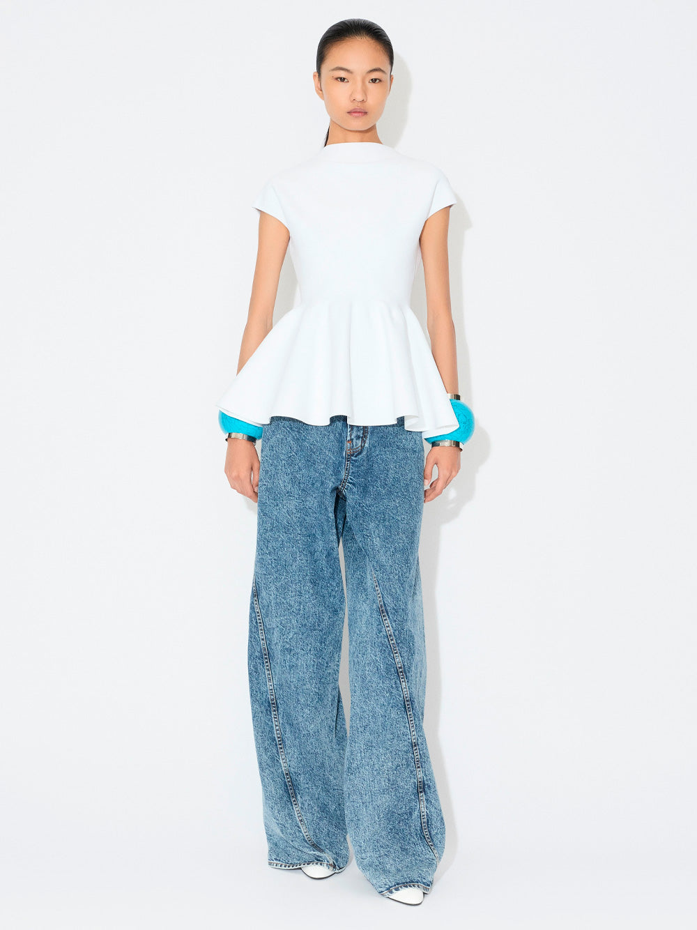 LOW WAIST TWISTED PANTS
