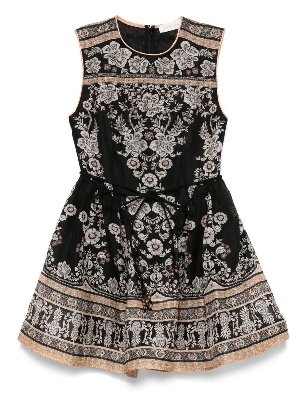 BALANCE PEPLUM MINI DRESS