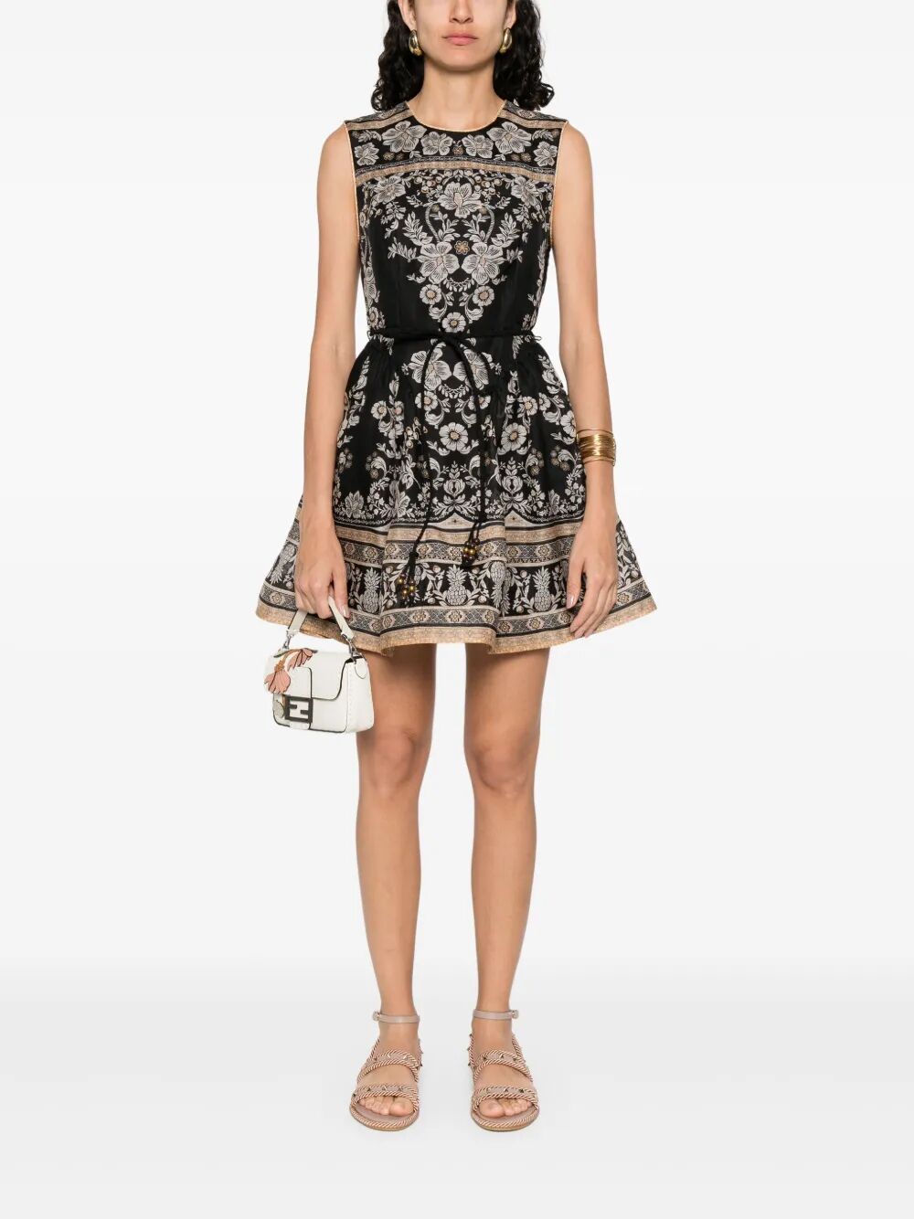 BALANCE PEPLUM MINI DRESS