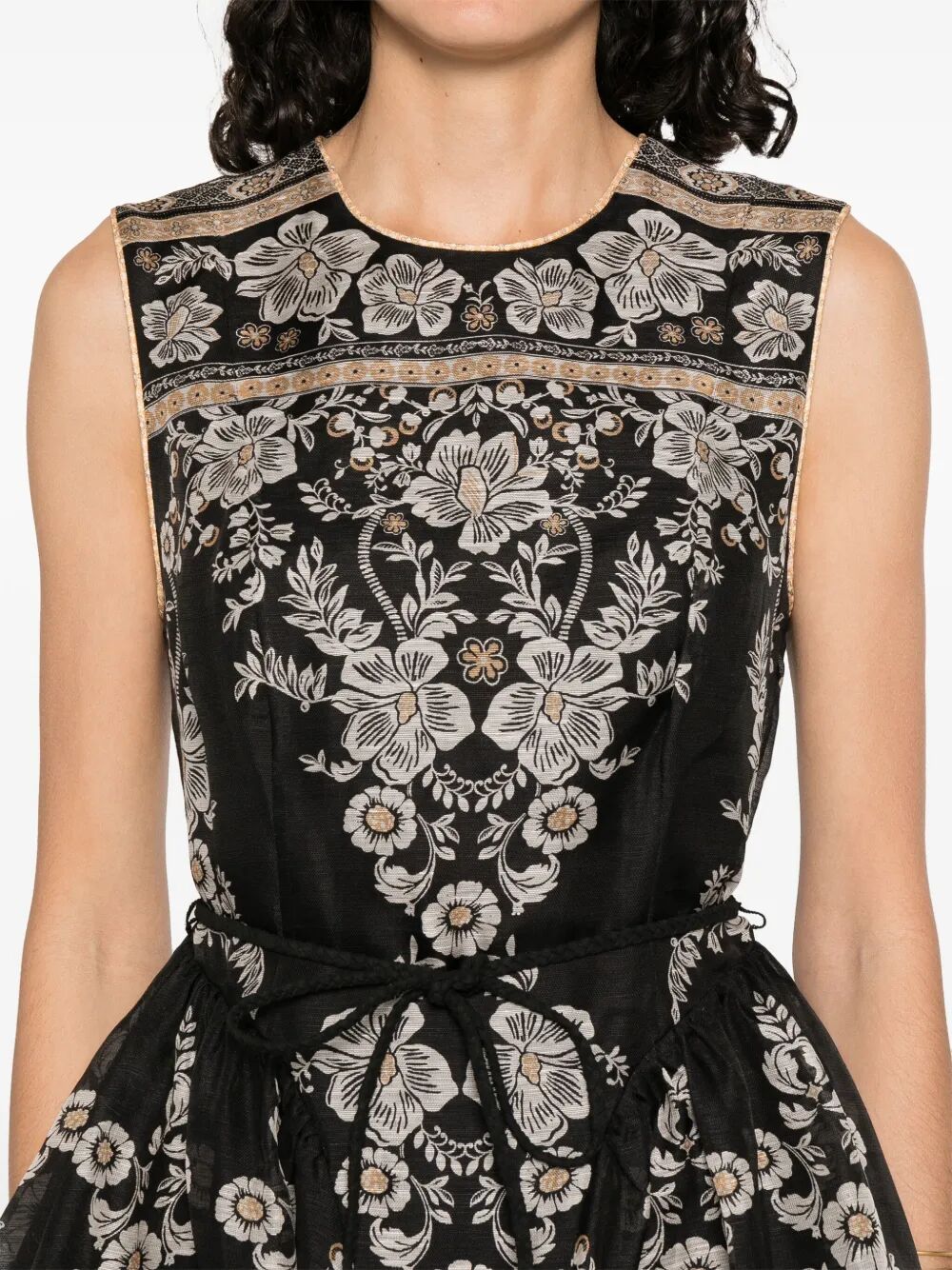 BALANCE PEPLUM MINI DRESS