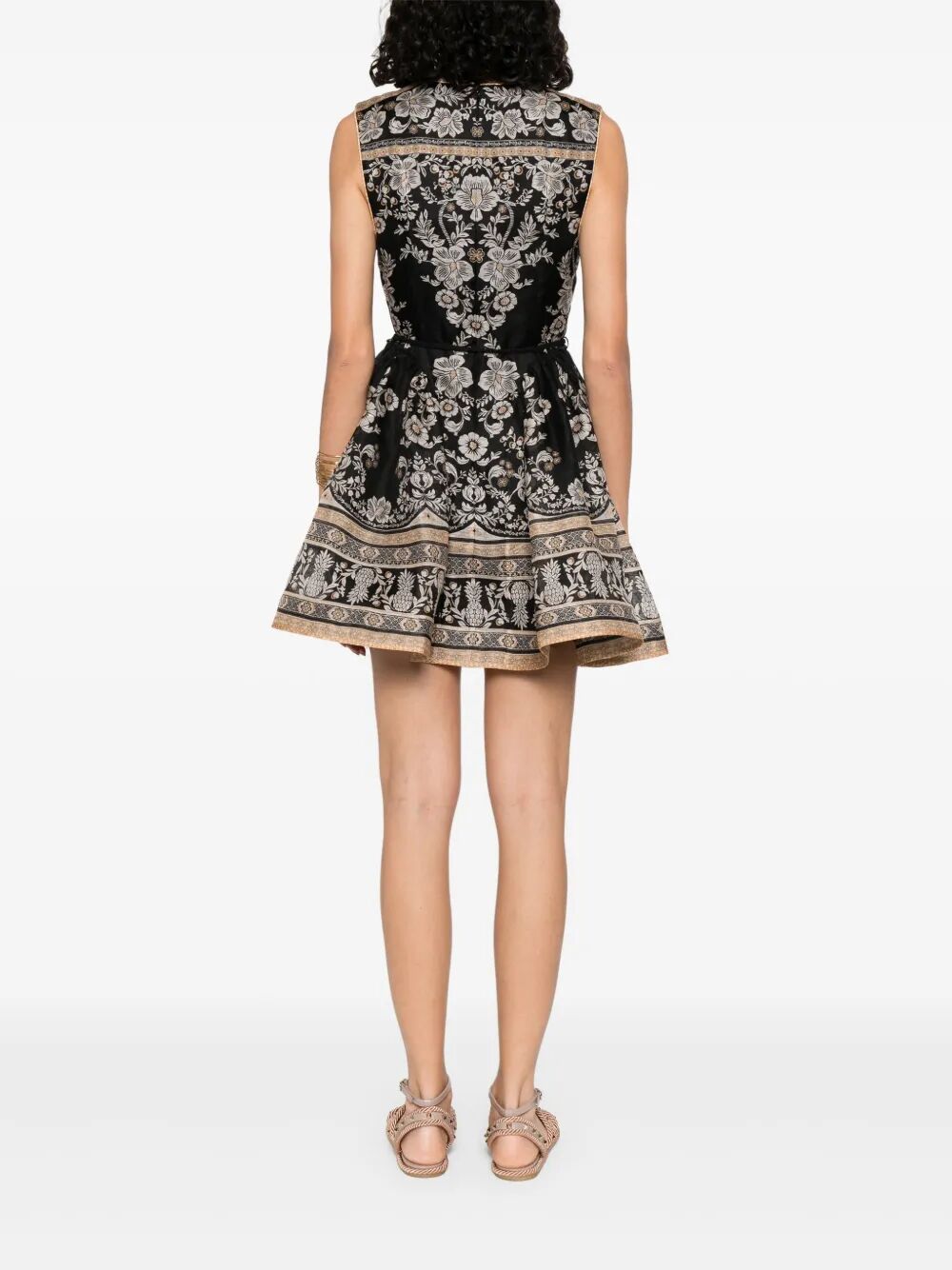 BALANCE PEPLUM MINI DRESS