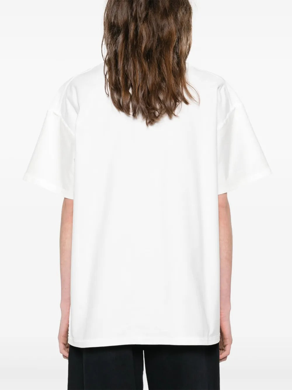 SHORT SLEEVED LAYERED COTTON SHIRT