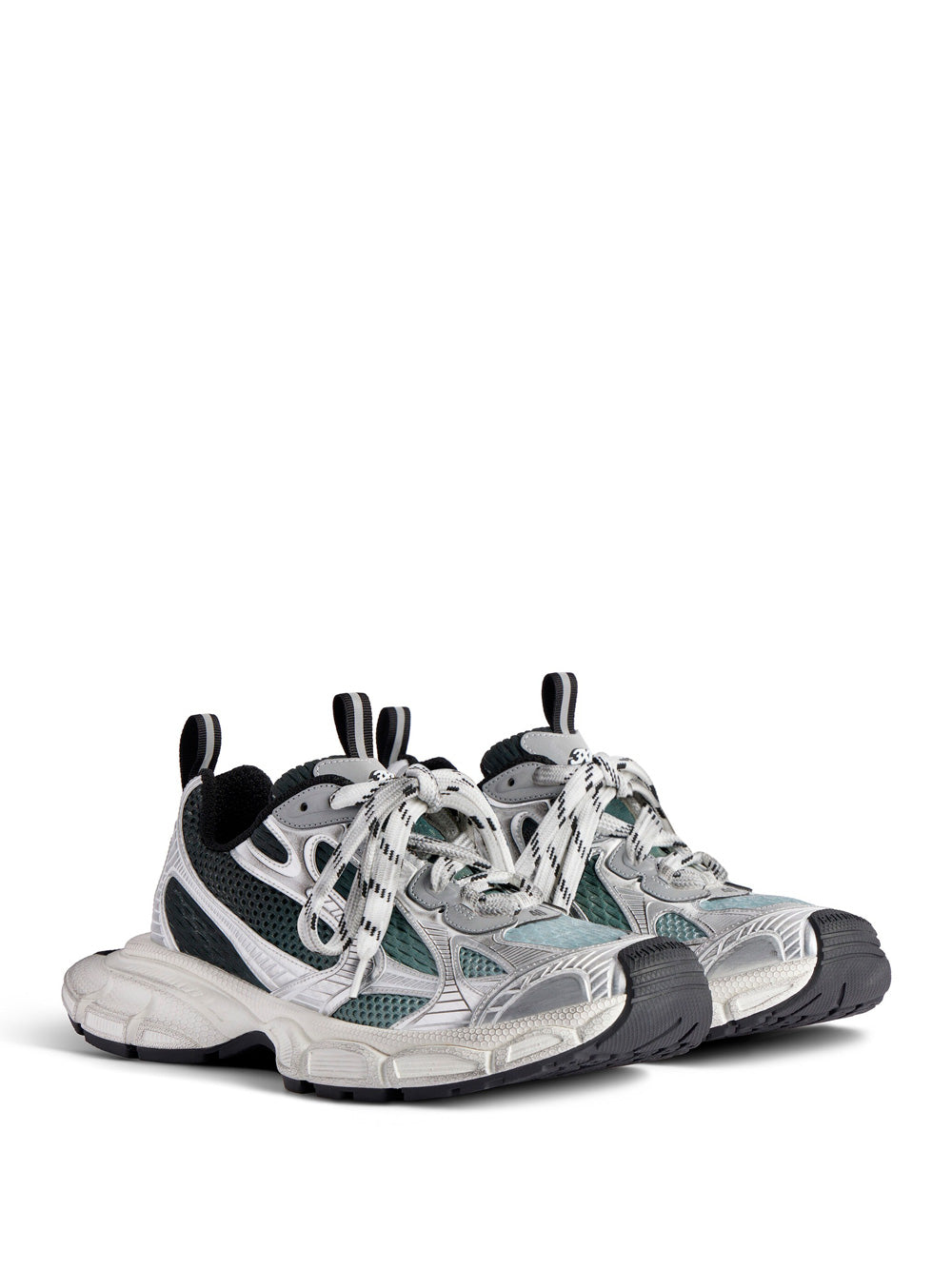 3XL WORN-OUT EFFECT GRADIENT SNEAKERS