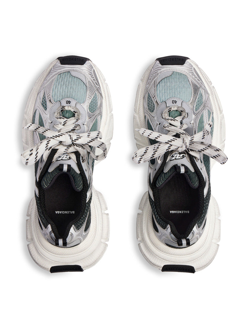 3XL WORN-OUT EFFECT GRADIENT SNEAKERS