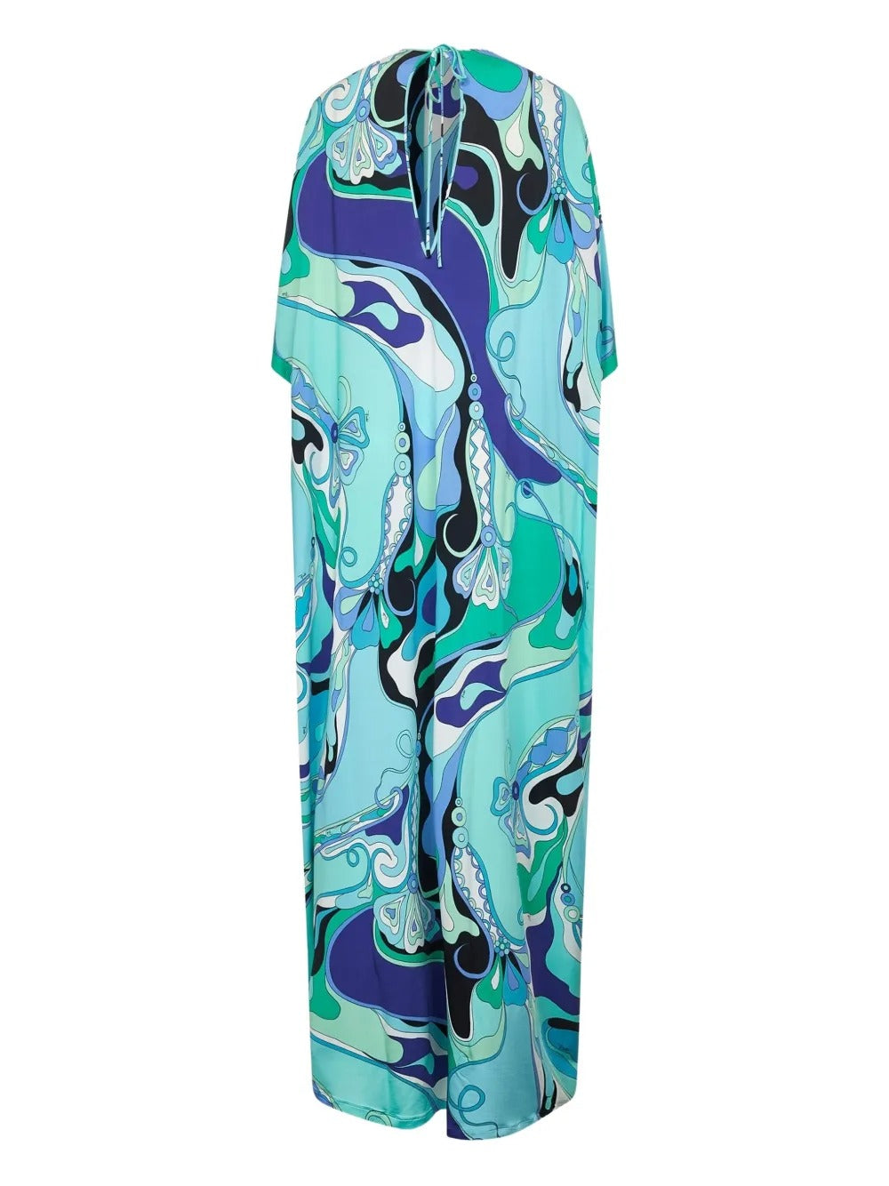 ORCHIDEE-PRINT LONG KAFTAN