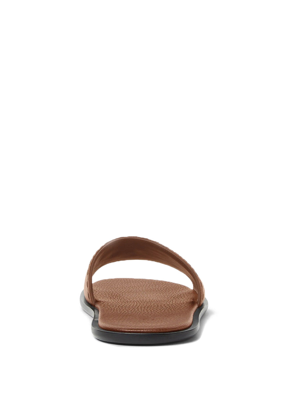 ROMA WIDE BAND LEATHER SLIDES
